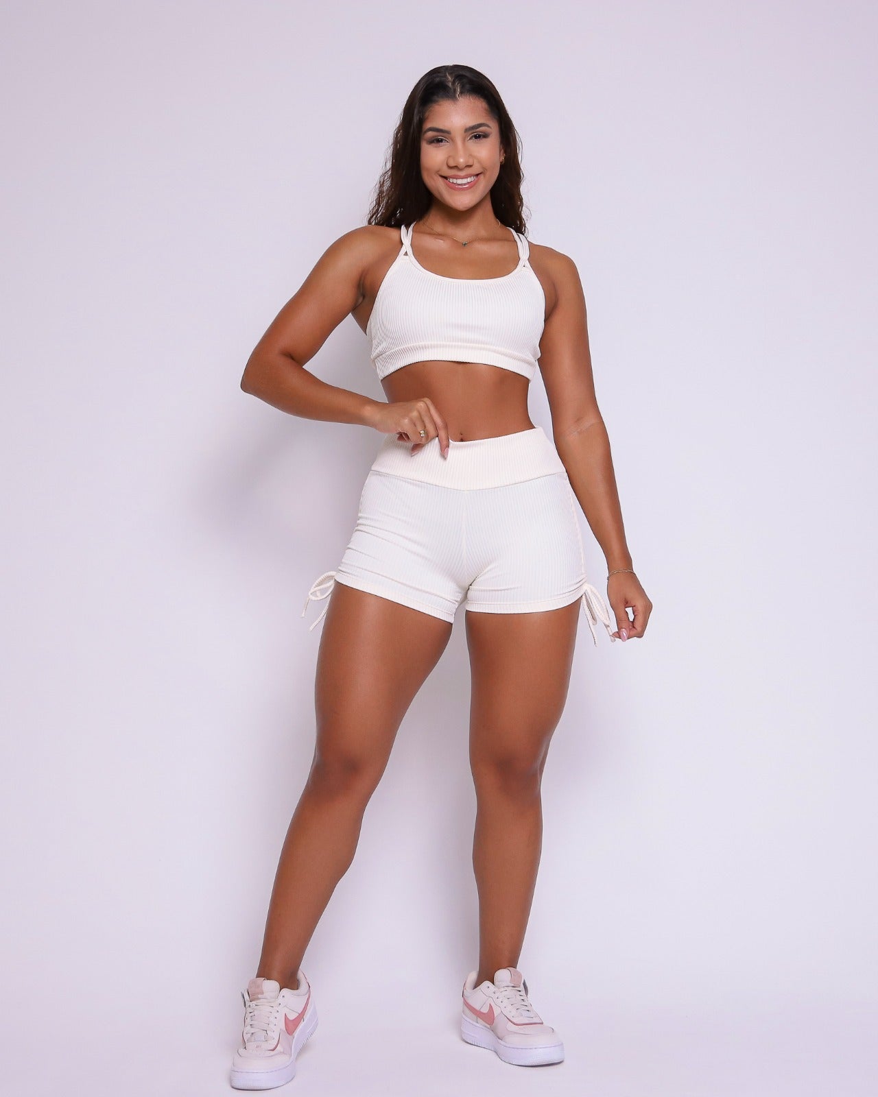 Conjunto Short Básico Cross Valência + Top Lu