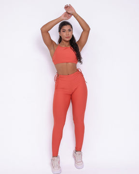 Conjunto Legging Empina Bumbum Ajuste Light + Top Paula