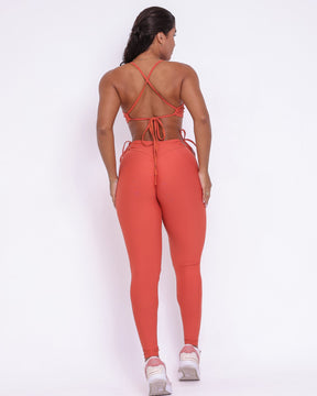 Conjunto Legging Empina Bumbum Ajuste Light + Top Paula