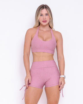 Conjunto Short Básico Cross Feline + Top Jhully