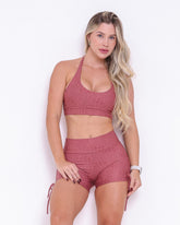 Conjunto Short Básico Cross Feline + Top Jhully