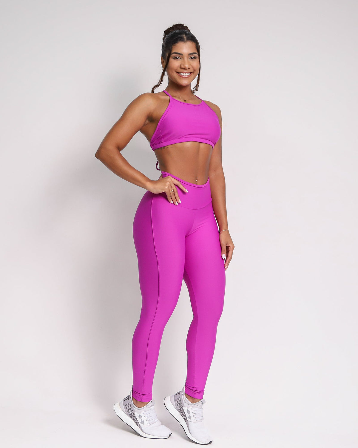 Conjunto Legging Empina Bumbum Ajuste Light + Top Paula