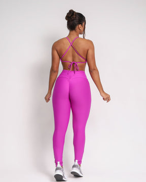 Conjunto Legging Empina Bumbum Ajuste Light + Top Paula