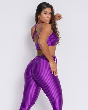 Conjunto Legging Empina Bumbum Cirre + Top Tai