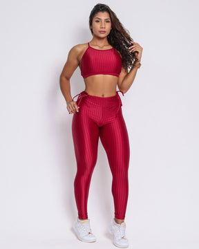 Conjunto Legging Empina Bumbum Cirre + Top Paula