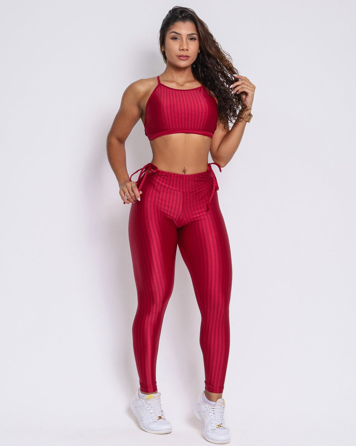 Conjunto Legging Empina Bumbum Cirre + Top Paula