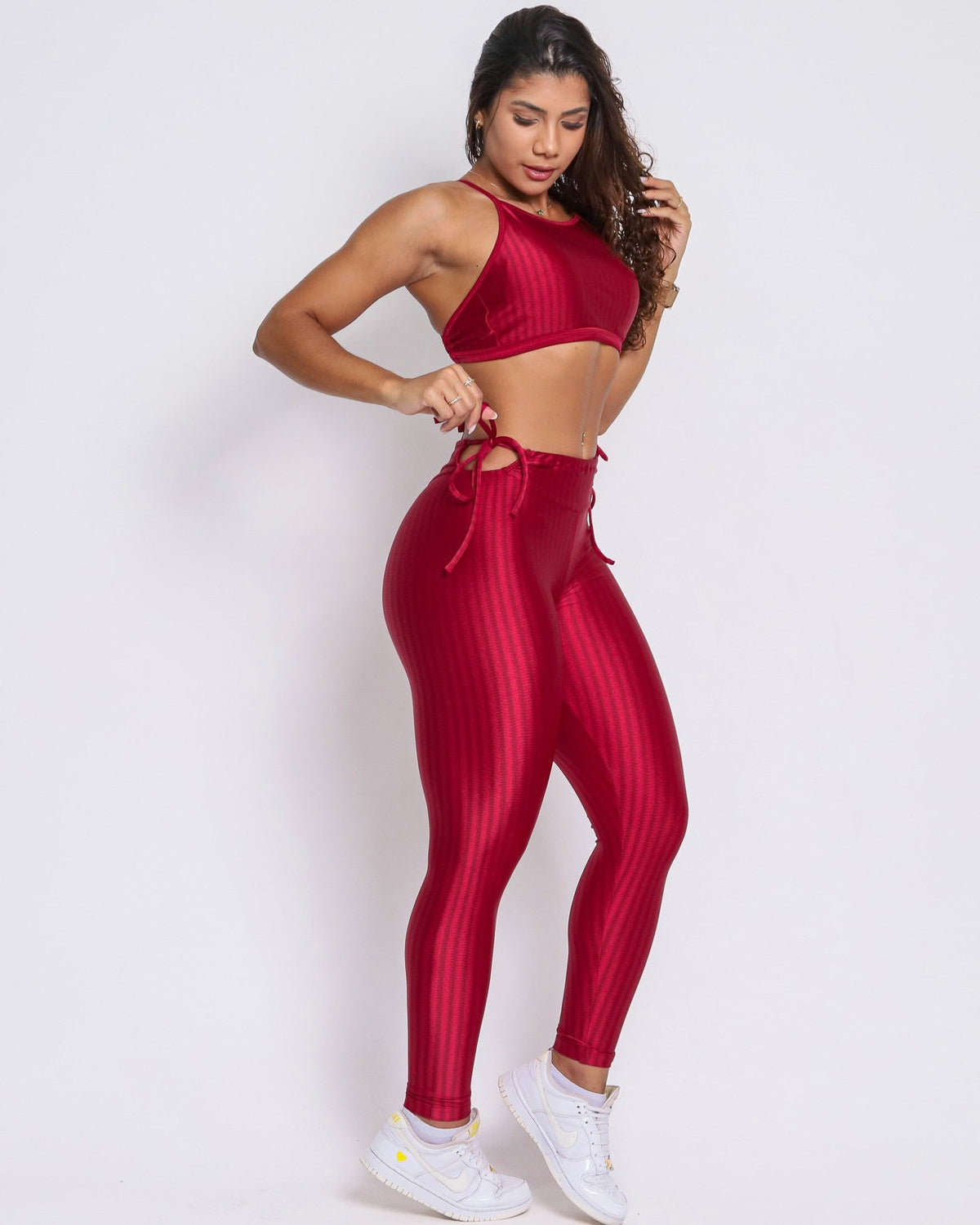 Conjunto Legging Empina Bumbum Cirre + Top Paula