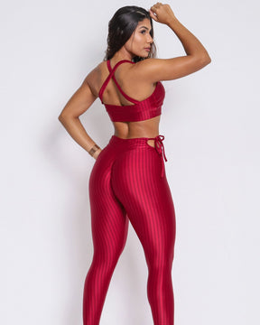 Conjunto Legging Empina Bumbum Cirre + Top Tai