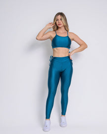 Conjunto Legging Empina Bumbum Cirre + Top Paula