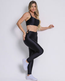 Conjunto Legging Empina Bumbum Cirre + Top Tai