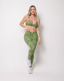 Conjunto Legging Empina Bumbum Savana + Top Angie