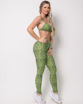 Conjunto Legging Empina Bumbum Savana + Top Angie