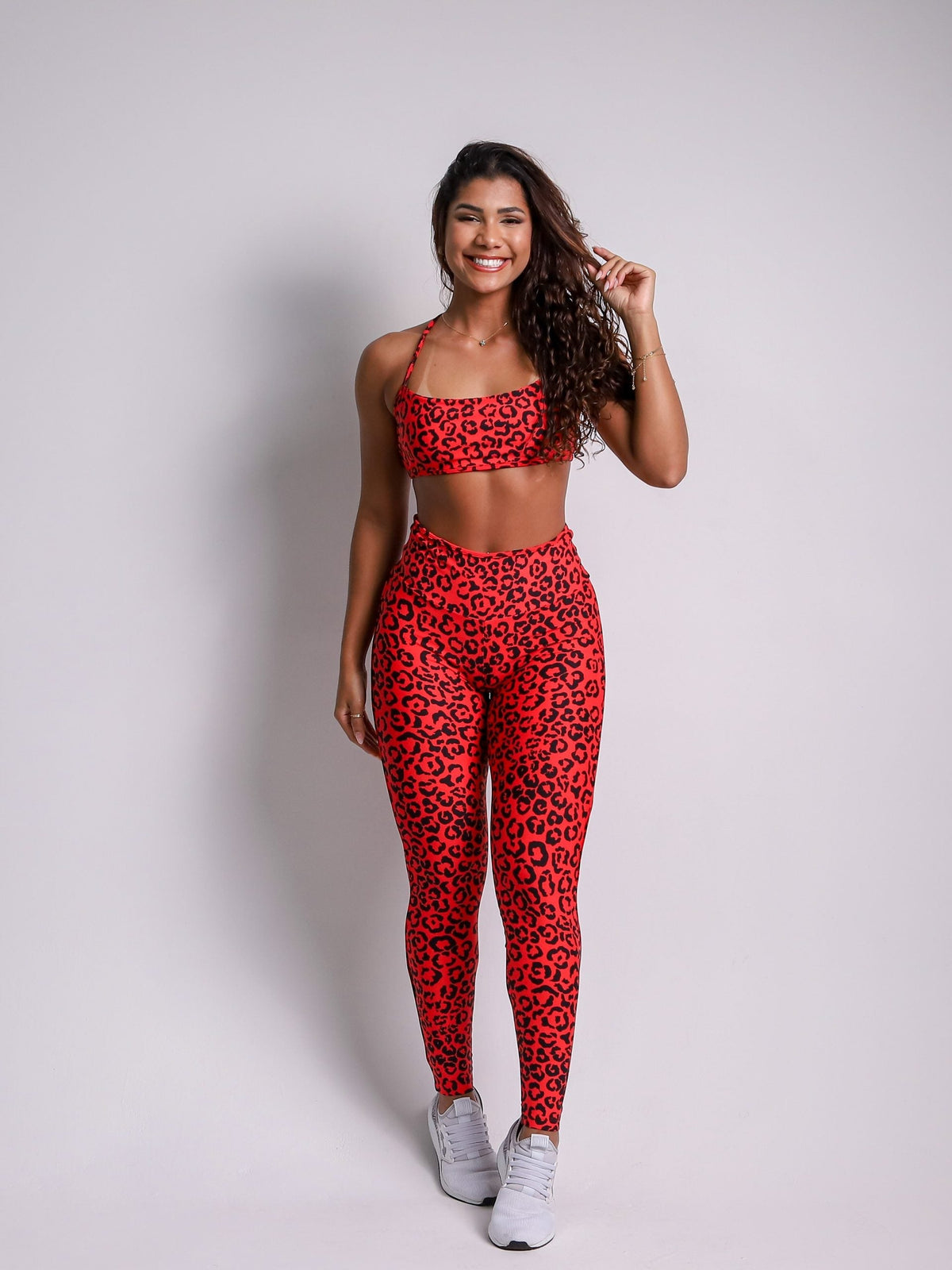 Conjunto Legging Empina Bumbum Vivo + Top Bianca