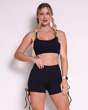 Conjunto Short Básico Cross Valência + Top Lu