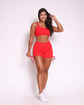 Conjunto Short Básico Cross Valência + Top Lu